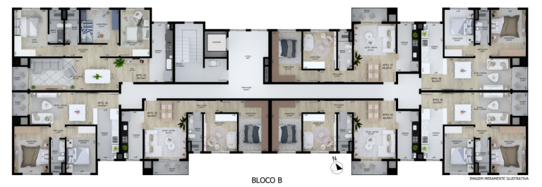 APARTAMENTO NA PLANTA EM IVOTI – 3 DORMITÓRIOS